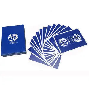 Cartes de Poker en pvc avec logo personnalisé 54, cartes de jeu imperméables, en plastique, nouvelle collection