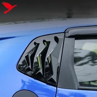 Pour Honda Fit Jazz (GK) 2014 2015 2016 2017 2018 2019, couvre-ventilations latérales de fenêtre en ABS, accessoires extérieurs de voiture, 2 pièces