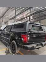 Couverture de benne rigide en aluminium pour Toyota Tundra Ranger 2007-2021, installation sans perçage, coque de camping pour porte arrière pleine grandeur, Ute