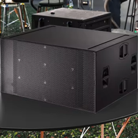 Haut-parleur professionnel double subwoofer 18 pouces S28B Line Array Actif/Pasif Néodyme Portable Bois 2000W Puissance de sortie HDMI
