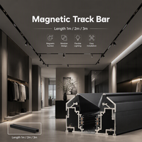 Profils de plafond tendu modernes 48V à prix de gros, rail magnétique en aluminium pour LED, tissu PVC avec CRI90 et garantie de 3 ans