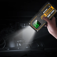 Démarreur de voiture portable 12V, courant de crête 800A, batterie lithium 20000mAh, écran numérique, charge rapide USB pour voiture, camion, moto