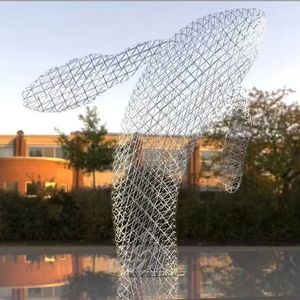 <span class=keywords><strong>ไฟ</strong></span>ประดับสวนตกแต่งบ้านรูปปั้นสัตว์ลวดโลหะแบบนามธรรมกลวงรูปปั้นปลาวาฬลวดสแตนเลสขนาดใหญ่สำหรับตกแต่งสวน - Product Image 4