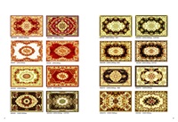 1200*1800 Farbenfrohe Porzellan-Bodenfliesen mit Blumenmuster, Kristall-Porzellanfliesen-Design