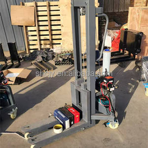 小型电动液压托盘堆高机 200kg 300kg 手推式叉车堆高机 价格便宜 - Product Image 6