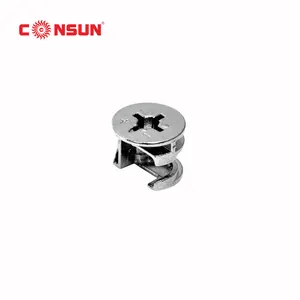 EF1505 Best Price High Quality Factory Product Zinc Alloy 15mm Furniture Connector Cam Lock