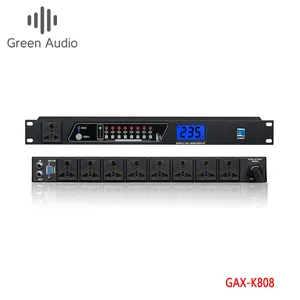 GAX-8008 séquenceur de puissance intelligent professionnel à 8 canaux avec interface COM RS232