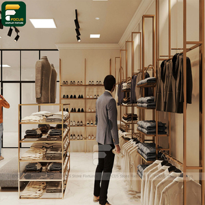 Estante de Exhibición de Ropa de Alta Capacidad, Estructura de Colgado de Prendas de Múltiples Secciones, Sistema de Exhibición para Minoristas - Product Image 3