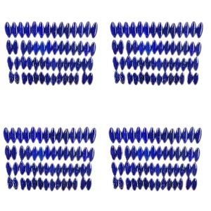 Cabochon de <span class=keywords><strong>Lapis</strong></span> Lazuli ovale, paire de pierres précieuses, Long et asymétrique, en forme de perle, <span class=keywords><strong>pierre</strong></span> précieuse, vente en gros, - Product Image 6