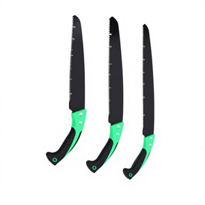 Scie à main de jardinage et de menuiserie à lame droite, manche courbé, tête de tigre, revêtement en téflon, pour l'élagage des arbres fruitiers - Product Image 1