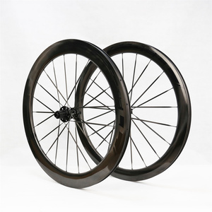 1380+/-20g Vent Carbon Fiber Wheelset 700C <strong>Carbonda</strong> Front 5.2mm Carbon Spokes 50mm Rear 60mm Depth Road Bike Carbon Wheels - Product Image 4