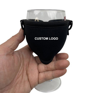 Многоразовый экологически чистый изолированный держатель для бокала для шампанского, виски, бокал для вина, чехол с шнуром, подходит для бокалов 200-500 мл - Product Image 6