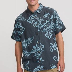 Camisa Aloha Personalizada para Hombre, Camisa de Lino de Alta Calidad con Estampado de Lujo, Cuello Solapa, Transpirable y Suave - Product Image 2