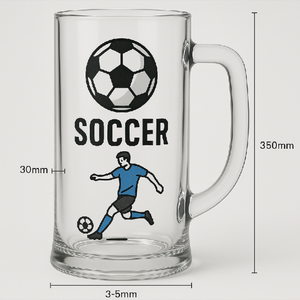 Recién llegado, fábrica de regalos de fútbol, venta al por mayor, creativo Wold Football Beer Glass Cup, juego de regalo para la Copa del Mundo - Product Image 5