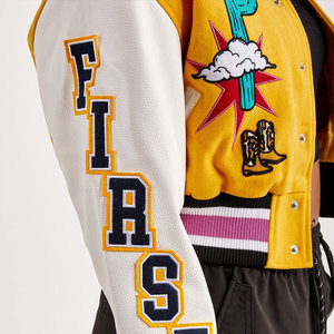 Best Winter Collection <b>Women</b> Varsity <b>Jacket</b> Breathable Canvas Comfortable Casual Wear Quick Dry <b>Lightweight</b> - Product Image 6