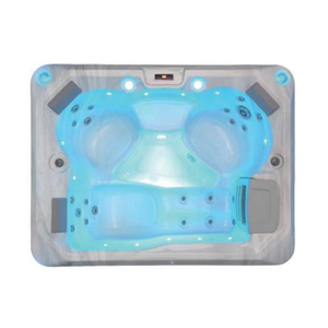 Bañera de hidromasaje de desbordamiento de chorro de acrílico moderna de lujo para uso en hoteles al aire libre - Product Image 1