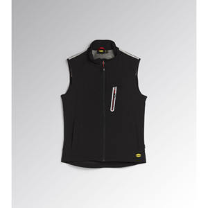 ดิอาดอร่า เวสต์ คาร์บอน เทคสีดำ 4XL ไนลอนโพลีเอสเตอร์อีลาสเทนเสื้อกีฬา - Product Image 1