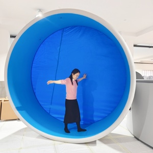 Grande <span class=keywords><strong>piscine</strong></span> gonflable hors sol de type Ipoolgo DWF 6mx1.5m, <span class=keywords><strong>piscine</strong></span> durable en tissu Drop Stitch pour la famille, le jardin et la cour. - Product Image 6