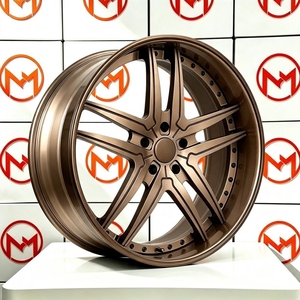 Jantes en alliage Maxtera forgées sur mesure en 3 parties de style Vizzo pour voitures de tourisme GT-R <span class=keywords><strong>Chrysler</strong></span> <span class=keywords><strong>300C</strong></span> Dodge Challenger Impala Caprice - Product Image 4
