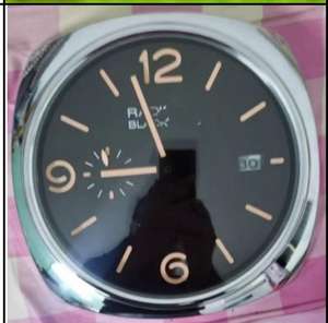 <span class=keywords><strong>Reloj</strong></span> <span class=keywords><strong>de</strong></span> Pared <span class=keywords><strong>de</strong></span> Acero Inoxidable <span class=keywords><strong>de</strong></span> Calidad Superior con Logotipo Personalizado, <span class=keywords><strong>Reloj</strong></span> <span class=keywords><strong>de</strong></span> Pared con <span class=keywords><strong>Manecillas</strong></span> y Números Luminosos - Product Image 2