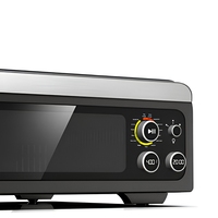 Four à friture sans air 18L 400°C 3-en-1 avec grill à pizza et contrôle numérique, appareil de cuisine professionnel