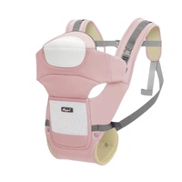 Porte-bébé Ergonomique Pliable Respirant Écologique Certifié GB Quatre Saisons avec Siège de Hanche et Sac à Dos de Sécurité 0-6 Mois