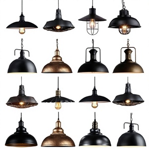 Adjustable Height Black LED Metal Pendant <b>Light</b> Industrial <b>Ceiling</b> Lamp Adjustable Distance Hanging for Home <b>Office</b> Dining Area - Product Image 1