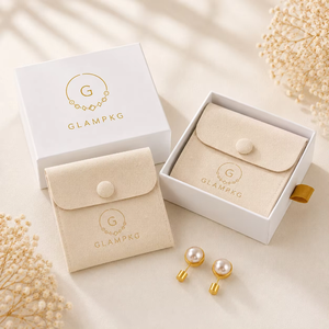 Caja de Joyería Deslizante con Logotipo Personalizado para Pendientes y Collares, Empaque de Cajón Blanco, Caja de Almacenamiento de Joyería Personalizada - Product Image 1