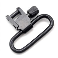 2025 noir détachable 1 pouce pivotant fronde anneau de montage Kit d'accessoires de chasse en plein air boucles de sangle en métal système de dégagement rapide