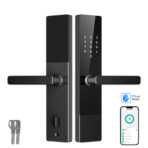 Apartment Room IC Card Smart Door <strong>Lock</strong> Supports Keyless Unlocking with a Smart Password <strong>and</strong> Can Be Controlled Via the App - Product Image 1