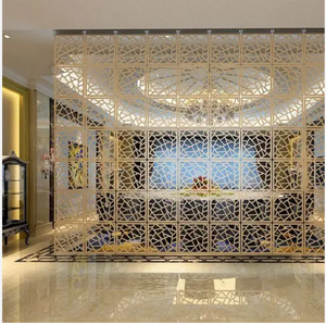 Tùy Chỉnh Hiện Đại Thép Không Gỉ Phòng Khách Divider Kim Loại Bảng Điều Chỉnh Phân Vùng Màn Hình Hàn Cắt Uốn Thép Không Gỉ Tấm - Product Image 4