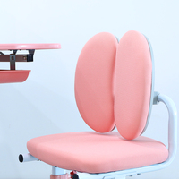 Ensemble bureau et chaise réglables pour enfants, bureau scolaire avec plateau inclinable, tiroir, étagère