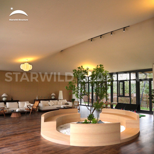 Tente de luxe Starwild personnalisée, grande, pour l'extérieur, avec structure en acier et parois en verre, étanche, idéale pour les salons professionnels et les réceptions hôtelières - Product Image 6