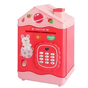 Trẻ Em Tự Động Điện Tử Con Heo Đất Ngân Hàng Đồ Chơi <span class=keywords><strong>DSM</strong></span>-6889 Mật Khẩu & Vân Tay Mở Khóa ATM Đồng Xu Tiền Ngân Hàng Máy Cho Trẻ Em - Product Image 1