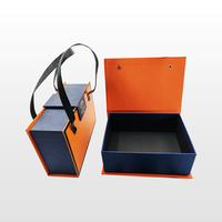 Boîte Cadeau Pliante Magnétique de Luxe en Papier Rigide avec Corde Portable, Fabrication Professionnelle OEM sur Mesure avec Logo
