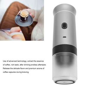 OEM Customize Pattern Portable Espresso Maker <b>Machine</b> Heating Water Compatible with Small Large Capsules and <b>Coffee</b> Powder - Product Image 3