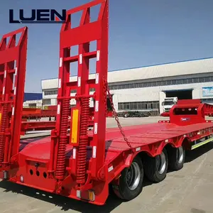 Luen 2023 Placa Baixa Semi-reboque Escalada Hidráulica transportadores Escada