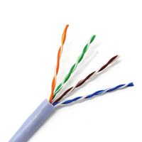 Cable de Red UTP Cat5 Cat5e de Cobre CCA para Interiores, Personalizado de Fábrica, 305m 1000Ft, Certificado CE ROHS, Alta Velocidad