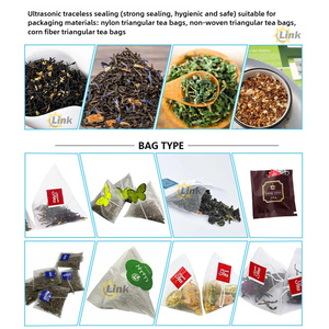 Máquina automática de embalaje de té Transportador en forma de Z Máquina de llenado de té verde Máquina de embalaje de bolsas de té triangular de acero inoxidable 304 - Product Image 6