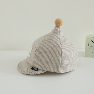Venta al por mayor de sombreros de bebé a rayas de algodón con personalidad, <span class=keywords><strong>gorra</strong></span> de béisbol con visera para bebé a la moda - Product Image 3