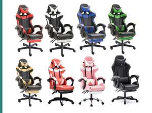 Chaise de jeu ergonomique pour la maison et le <span class=keywords><strong>bureau</strong></span>, vente chaude 2026, inclinable, relevable, en acier inoxydable, rembourrée en cuir - Product Image 4