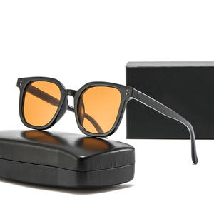 Lunettes de soleil noires Gm unisexes, monture PC, protection UV400, type 3, avec boîte, pour hommes et femmes - Product Image 5