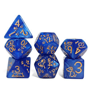 HS dadi D & D prezzo all'ingrosso acrilico poliedrico carino cane dadi Set per dungeon e draghi RPG DND giochi da tavolo giochi di ruolo - Product Image 2