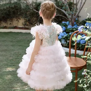 All'ingrosso per bambini abito da ballo per matrimonio abiti a strati per bambini abiti da festa per ragazze vestiti per ragazze vestidos para nias