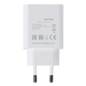 Chargeur d'origine 5V 4.5A EU <span class=keywords><strong>Supercharge</strong></span> pour <span class=keywords><strong>Huawei</strong></span> Mate 9 10 20 P10 Plus 5V 4.5A 22.5W Super Chargeur avec câble Type C 5A - Product Image 2
