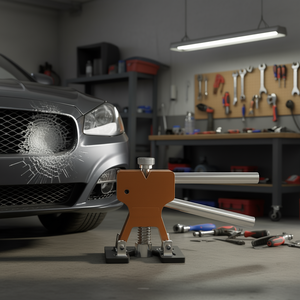 Martillo deslizante Golden Lifter con barra en T para reparación de abolladuras sin pintura en carrocerías de automóviles, herramienta para reparar daños por granizo, construcción metálica, sistema de medición 2D - Product Image 2