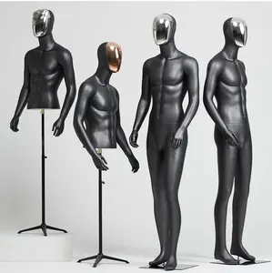 Sports Muscle Bodybuilding Male Mannequin Dummy Model Realistic Black Sexy Male Mannequin