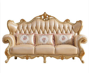 Châu Âu Cổ Điển Sang Trọng Mỹ Đồ Nội Thất Rắn Gỗ Sồi Sofa <span class=keywords><strong>Set</strong></span> Toàn Bộ Ngôi Nhà Kết Hợp Kích Thước Khắc Cho Biệt Thự Ứng Dụng - Product Image 4