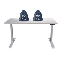Table de travail debout pour ordinateur à double moteur, capacité de charge de 120 kg, ergonomique, intelligente, réglable en hauteur, OEM ODM