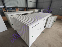 Casier à huit portes démontable cloison de construction rapide divisée assembler conteneur de stockage portable empilable unités de stockage en libre-service